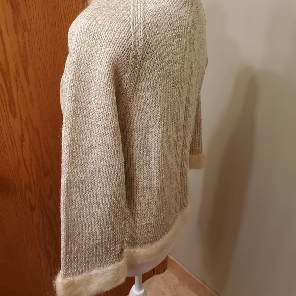 Vintage shiny Christmas cardigan - Picture 3 of 5